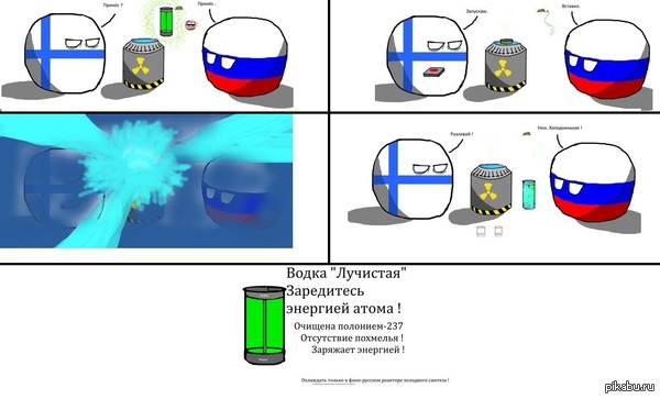 Просто Countryballs, без политоты. - Россия, Финляндия, США, Countryballs, Не мое, Из сети