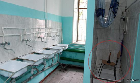 Women's shower room in one of the dormitories of the Ural State Agricultural Academy - Student, NSFW, Students, I'll just leave it here