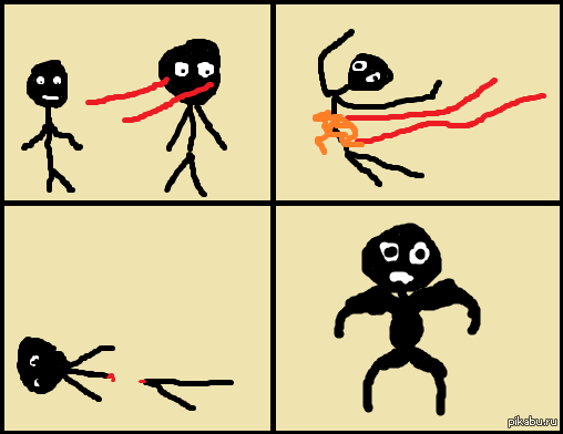 Сгоревшие пряники сражаются в сгущенке