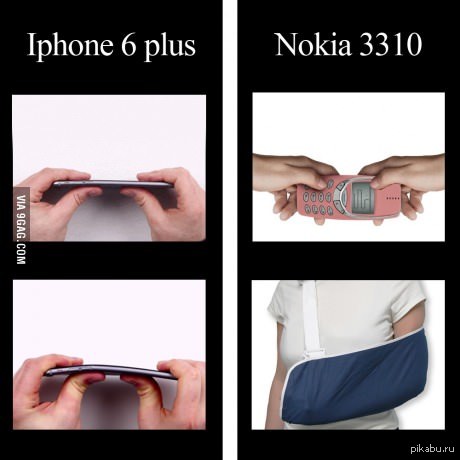 Iphone 6 Plus VS Nokia 3310