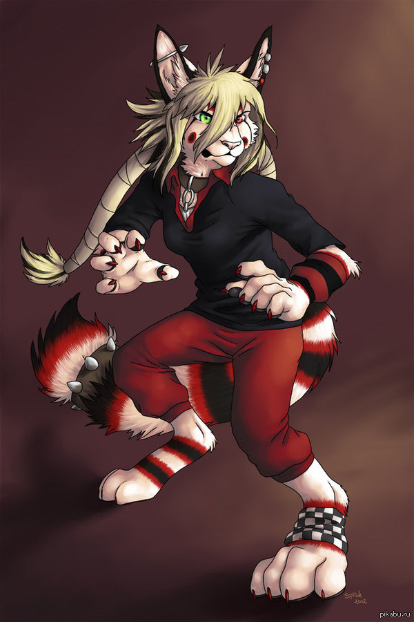 Боец. Фурри арт