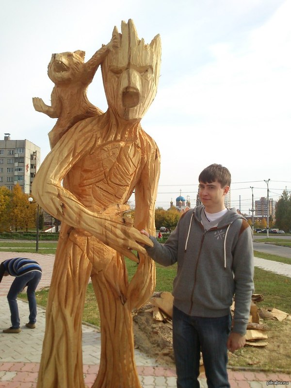 Ракета и Грут на страже Новочебоксарска