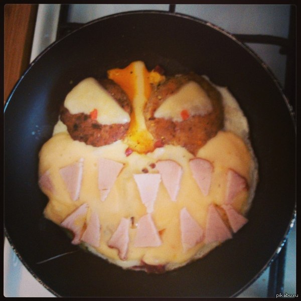 Доброе утро, завтрак на плите.