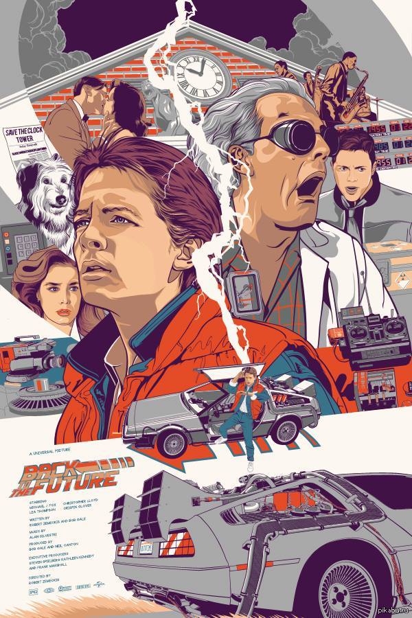 Back to the Future - beautiful posters, Poster, Назад в будущее, , Back to the future (film)