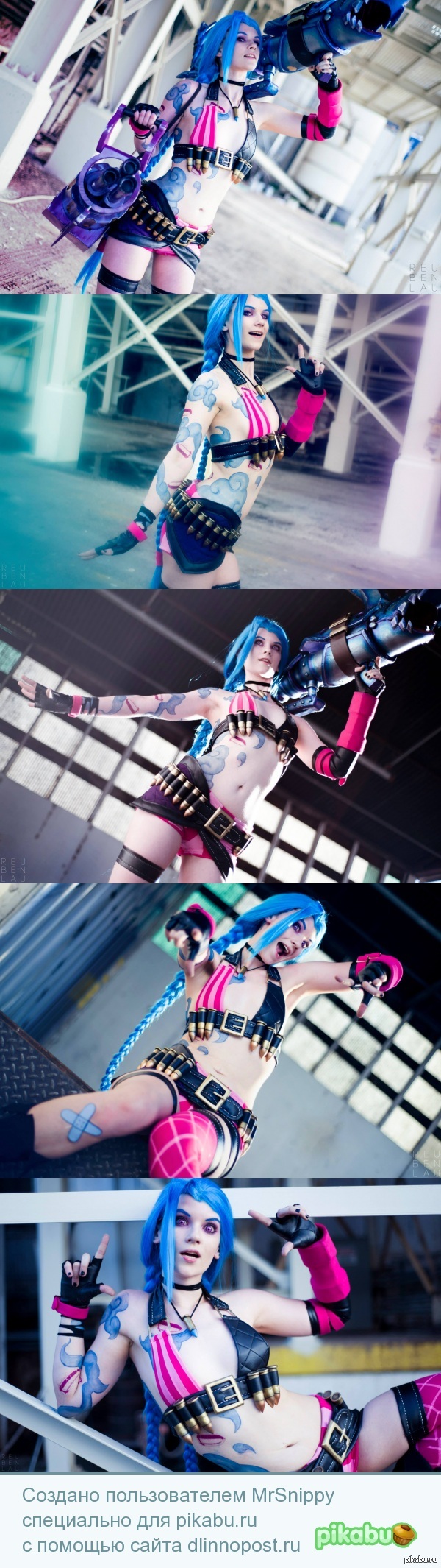 Cosplay Jinx from League of Legends - Cosplay, Jinx, League of legends, LOL, Jinx, Longpost