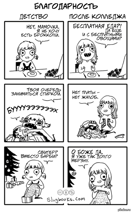 До и после колледжа