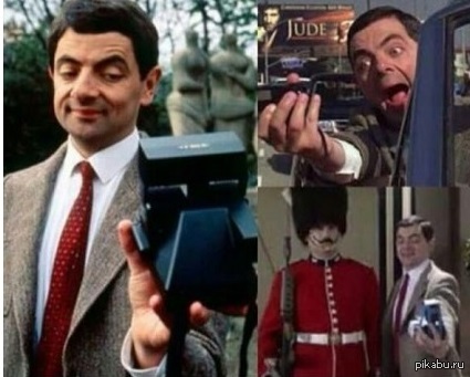 The true inventor of the selfie - Selfie, Mr. Bean