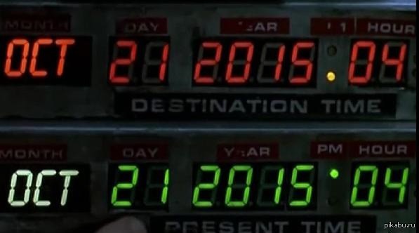 Only one year left, remember :) - Назад в будущее, , Back to the future (film)