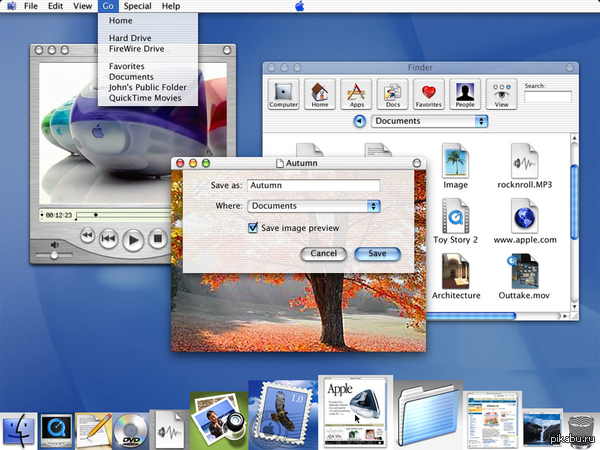 Mac OSx  1999-       OSx  -  Apple. Windows XP    2001 ,     "" Win98