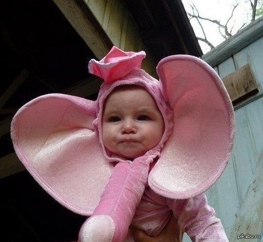 Слон на утреннике