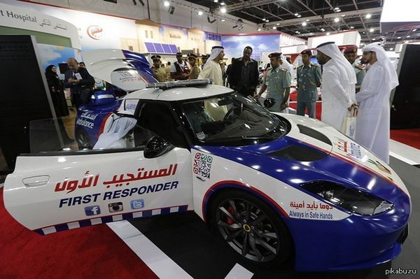 Ambulance in Dubai - Dubai, Ambulance, Sports car