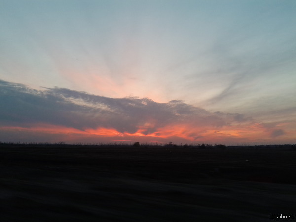 Just a beautiful sunset - My, Sky, Beautiful, Nature, Krasnodar