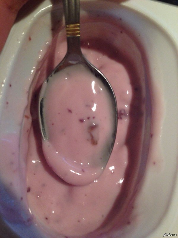 Ел йогурт и тут такое!