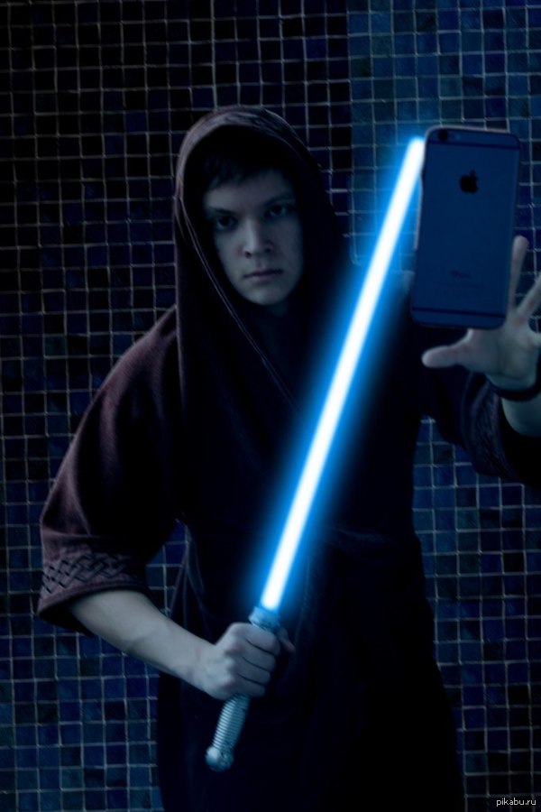 Моя версия джедайского селфи