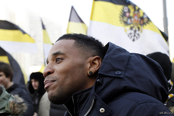 Удивительный кадр с русского марша