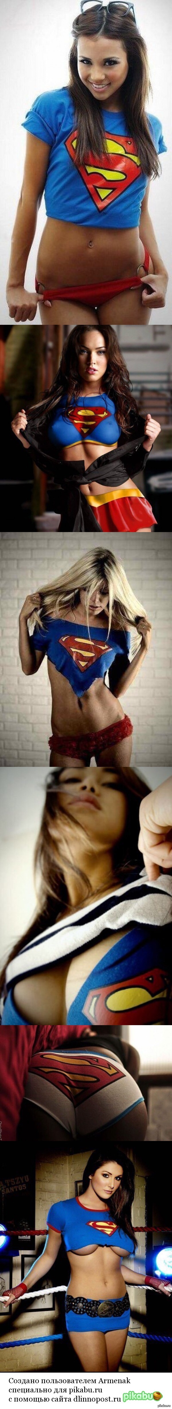 A collection of super girls. - NSFW, Supergirl, Girls, Superheroes, Longpost