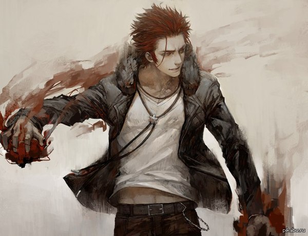 Anime Art - Anime Art, Аниме, K Project, Mikoto Suoh, Red King