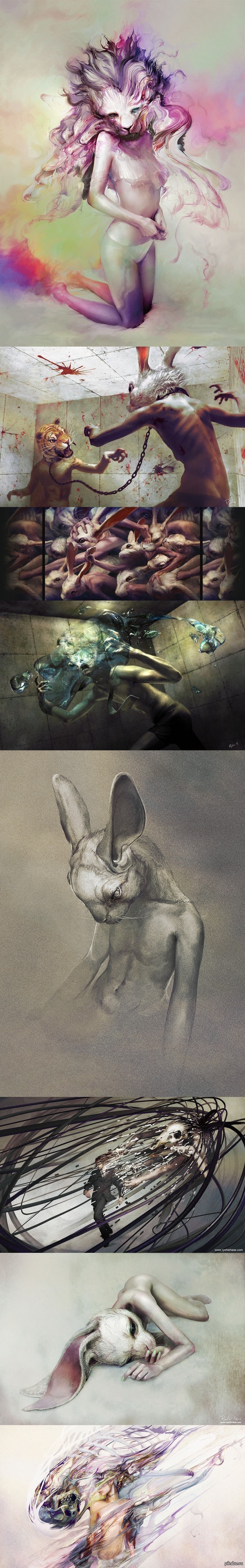 Ryohei Hase- японский иллюстратор и художник.