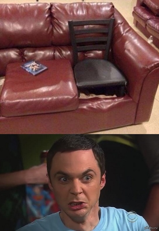 Sheldon is furious - Sheldon Cooper, Теория большого взрыва, My place