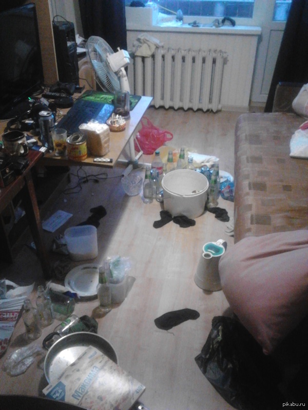 Квартира сильного независимого мужчины.