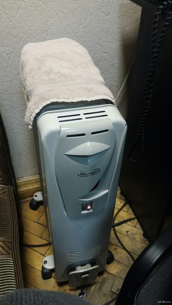 My heater reminds me of a happy penguin - My, Penguins, Work, Heat, Winter, Nyasha