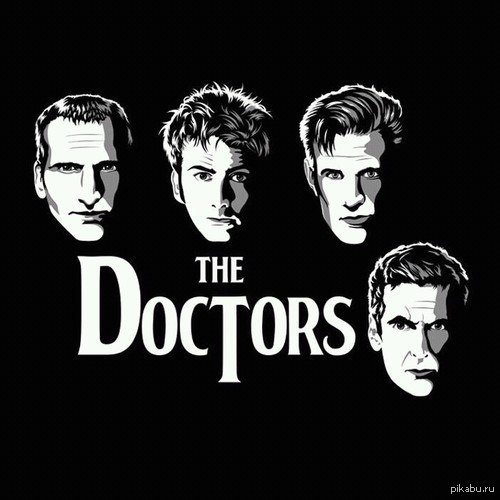 The Doctors. -   The Beatles  Doctor Who.
