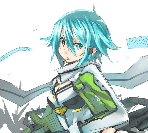 Sinon - Аниме, Арт, Anime Art, Sword Art Online