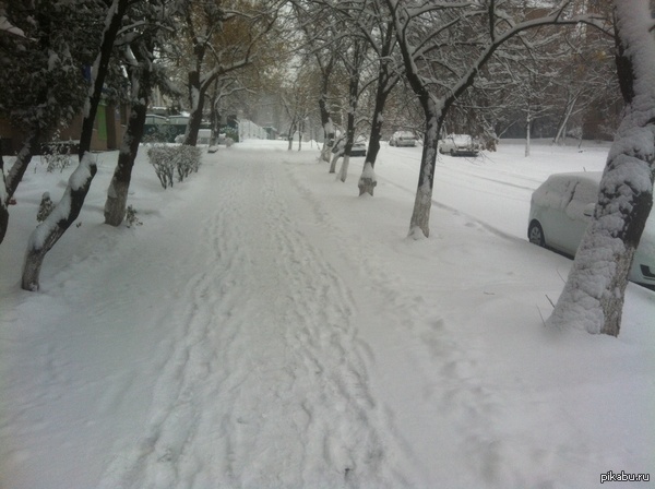 Ну что, с первым снегом, Киевляне! :-)