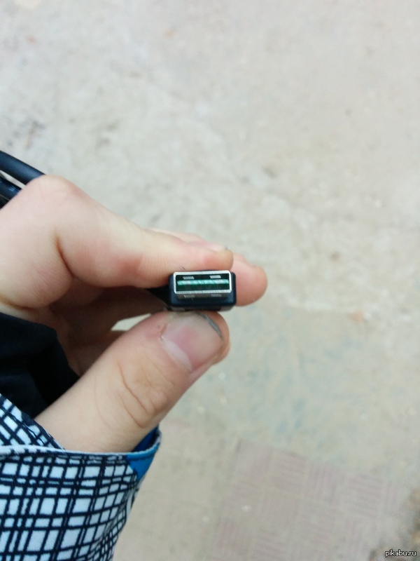 Today I bought a cable for charging my phone, but when I told my friends, they did not react in any way. People who never put in a flash drive at night - USB, My, Cable