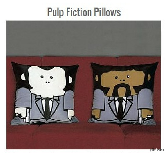 Pulp Fiction pillows 
