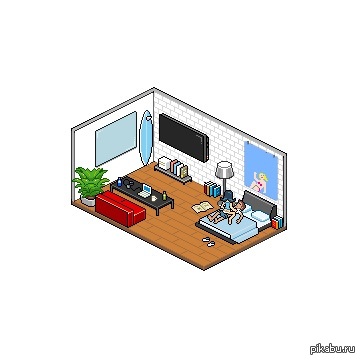 Может кому нравиться pixel art ) убил два вечера )