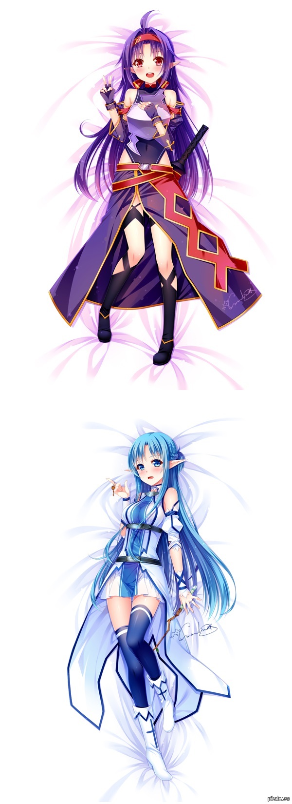 Konno Yuuki and Asuna 