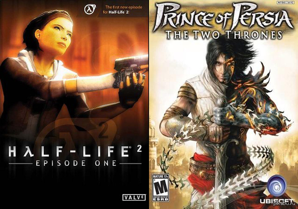           :D      .  Half-Life 2: Episode One,   Prince of Persia: The Two Thrones.