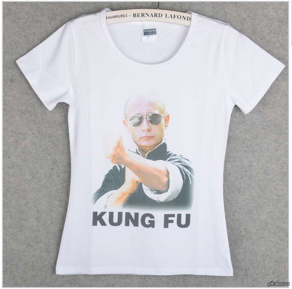 Милый ВВП (Cute Putin) - AliExpress, Владимир Путин, Женская майка, t-Shirts, Кунг-Фу, Футболка