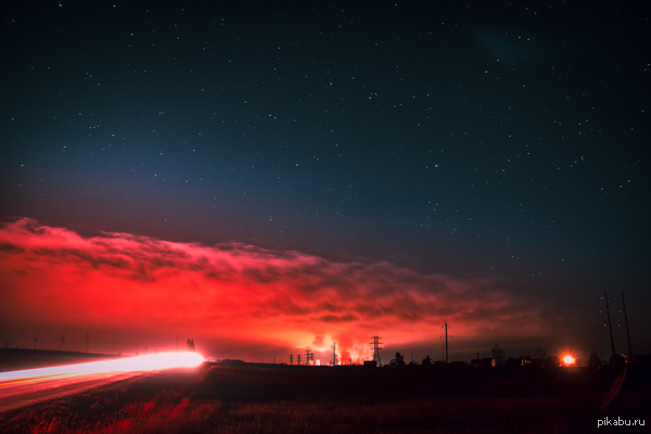 сфоткал как образуются облака...наглядно