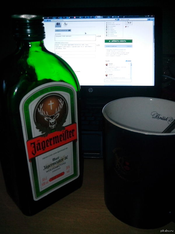      .    2    Jagermeister (Service ice-cold).         ,  -     .  - .