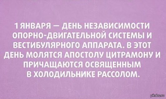 Первое января... | Пикабу