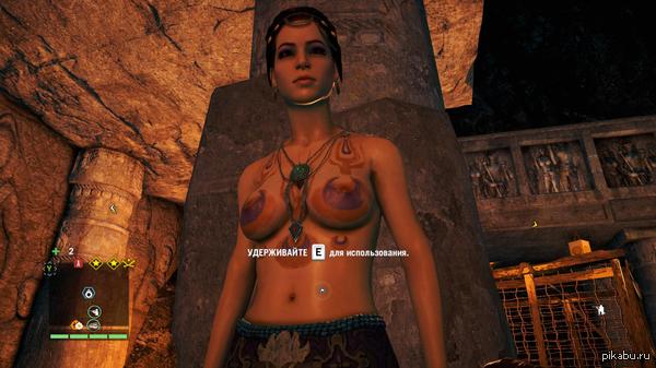 Well, the game writes logically. - Games, Screenshot, Far cry 4, NSFW, Graphics, Boobs