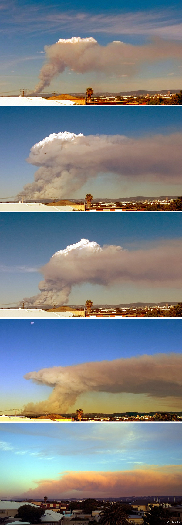 Мои фото пожара в Аделаиде