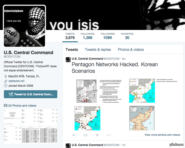  ISIS  \&quot; Twitter    (CENTCOM)\&quot;      ,        