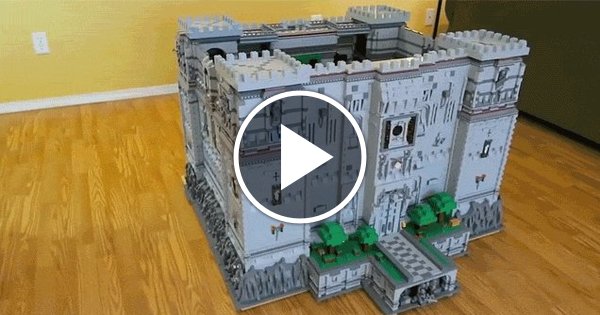 LEGO-замок | Пикабу