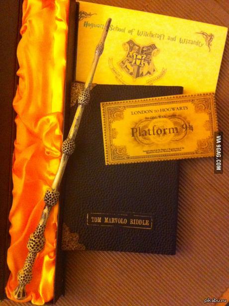 Получил подарок на День Рождения! Я еду в Хогвартс!!!