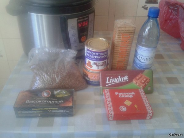 Набор продуктов за сдачу крови.