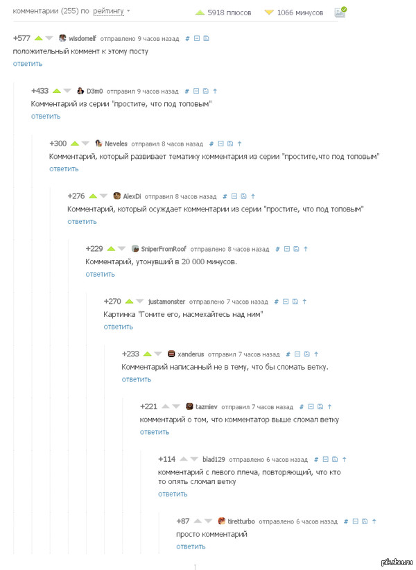 ������� ������� �������� Pikabu