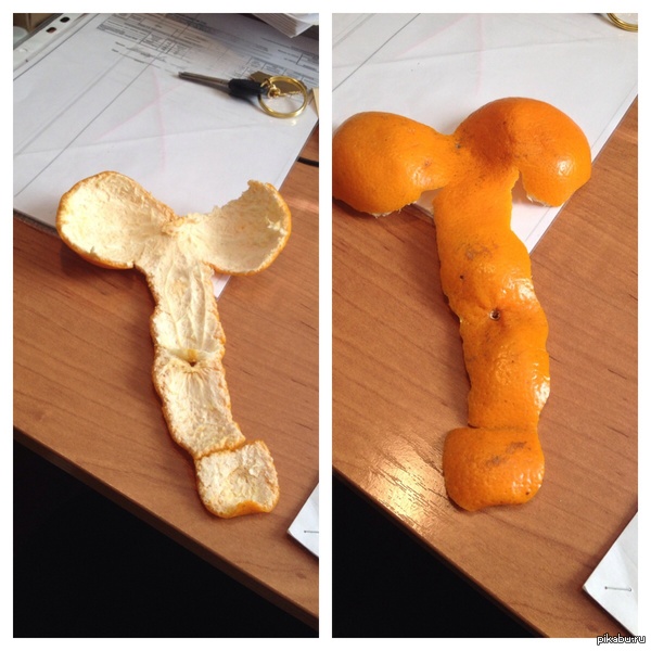 I'm peeling a tangerine and here it is ... Ps I've been waiting for a guy from the army for 10 months - NSFW, Tangerines, , Awkward moment, Accident