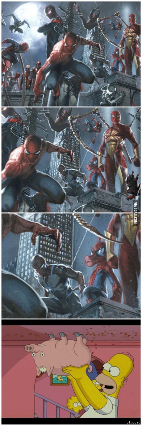 Was reading some Spiderman news, when suddenly this picture appeared 