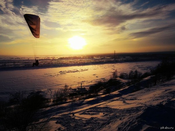 Вечером над Томью