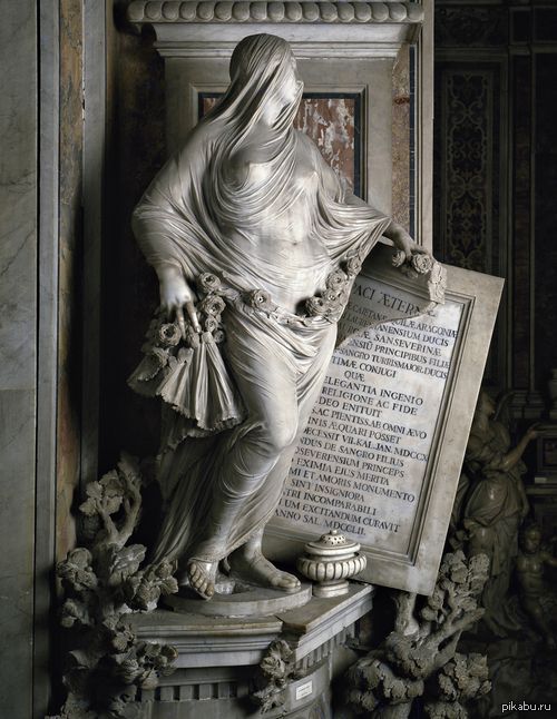 Antonio Corradini. The Veiled Truth, aka Modesty, Chastity, 1751. 