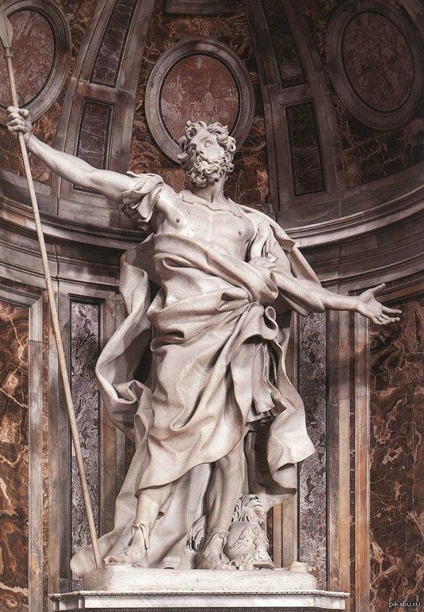 Giovanni Lorenzo Bernini. Saint Longinus, St. Peter's Basilica, Vatican City, 163138. 