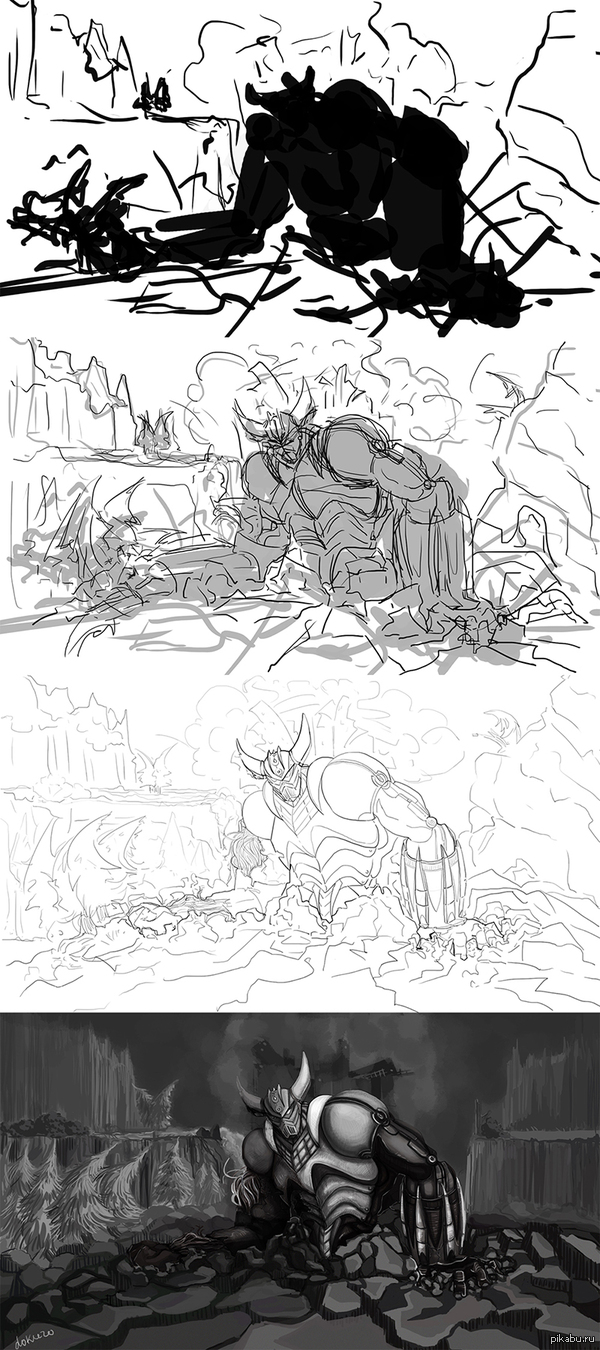 Как нарисовать сову